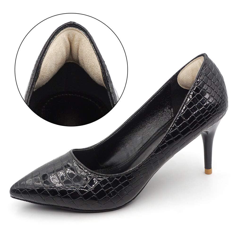 Dr.Foot Fersenpolster für Damen und Herren, Selbstklebende Fersenkissen-Einlagen gegen Fersenrutschen, Reiben, Blasen, Fußschmerzen und zur Verbesserung der Passform - 2 Paare + 1 Extra Paar (Beige)