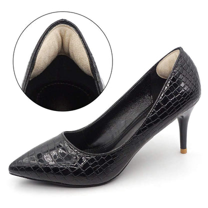 Dr.Foot Fersenpolster für Damen und Herren – Selbstklebende Fersenkissen gegen Rutschen, zu große Schuhe, Blasen und Fußschmerzen (Beige+Grau+Schwarz)