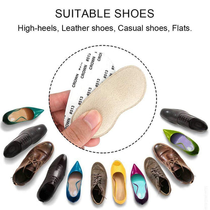 Dr.Foot Fersenpolster für Damen und Herren – Selbstklebende Fersenkissen gegen Rutschen, zu große Schuhe, Blasen und Fußschmerzen (Beige+Grau+Schwarz)
