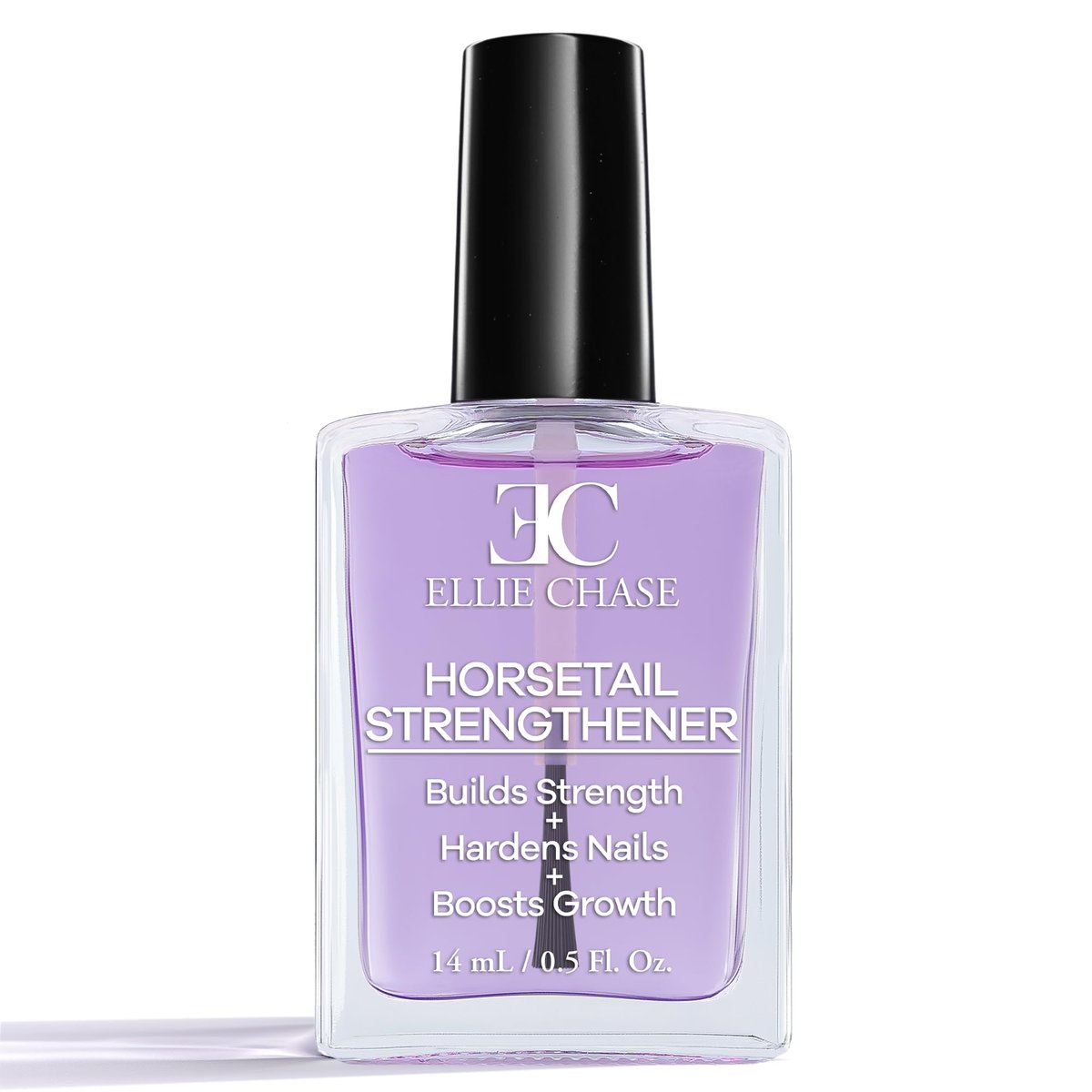 Ellie Chase Nagelhärter mit Schachtelhalm – Nagelstärker, Wachstum, Reparatur, 0,5 oz – gegen Splitter, Brüche, dünne, schwache, rissige, abblätternde Nägel