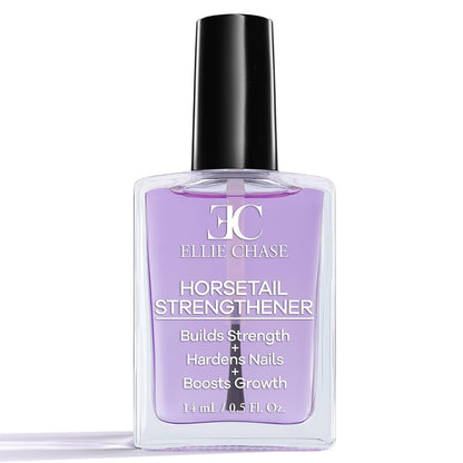Ellie Chase Nagelhärter mit Schachtelhalm – Nagelstärker, Wachstum, Reparatur, 0,5 oz – gegen Splitter, Brüche, dünne, schwache, rissige, abblätternde Nägel