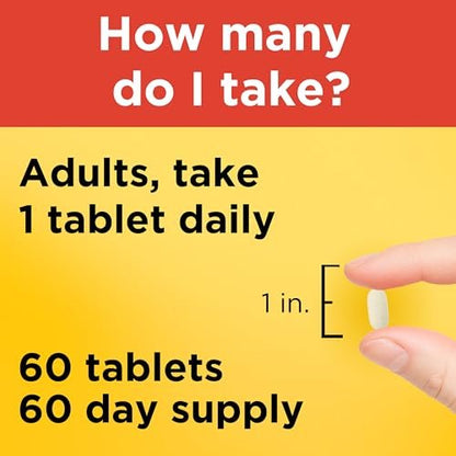 Nature Made Super C – Vitamin C, Zink & Vitamin D3 – 60 Tabletten – Immunsystem Unterstützung