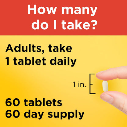 Nature Made Super C – Vitamin C, Zink & Vitamin D3 – 60 Tabletten – Immunsystem Unterstützung