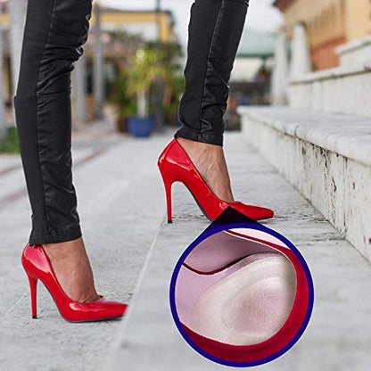 Temiart Ballenpolster Metatarsal Pads für Frauen Männer – Weiche Gel-Einlagen für den Vorfuß zur Schmerzlinderung bei Morton-Neurom (4 Paar)