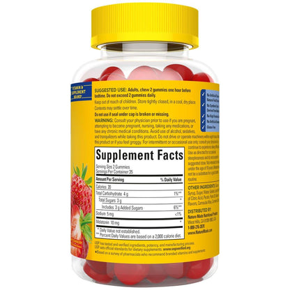 Nature Made Melatonin 10 mg Gummis für Erwachsene – Maximum-Stärke Einschlafhilfe, 70 Gummis, 35 Tage Vorrat