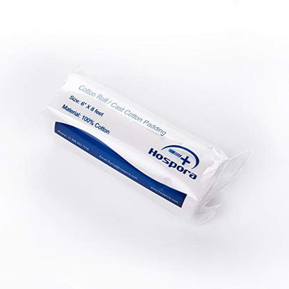 HOSPORA Medical Baumwoll-Gipspolsterrolle, 15 cm x 2,4 m, Einzelpack (6er-Pack)