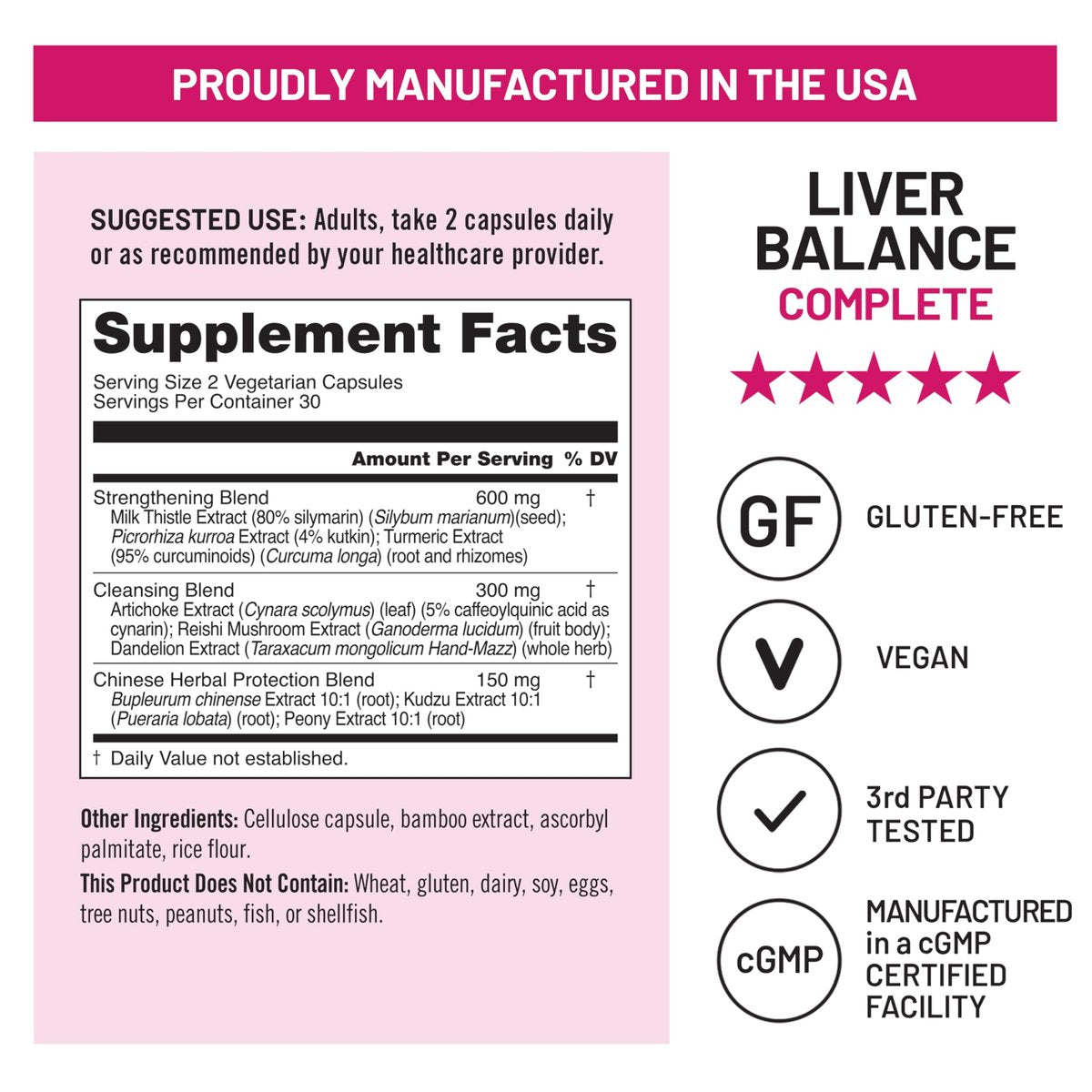 NatureWise Leber Balance Entgiftung Supplement – Triple-Reparatur-Formel mit Mariendistel, Löwenzahn, Kurkuma, Artischocke, Reishi-Pilz & Kudzu – Vegan – 60 Kapseln (30-Tage-Vorrat)