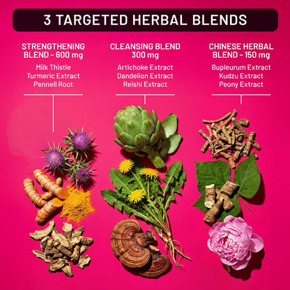 NatureWise Leber Balance Entgiftung Supplement – Triple-Reparatur-Formel mit Mariendistel, Löwenzahn, Kurkuma, Artischocke, Reishi-Pilz & Kudzu – Vegan – 60 Kapseln (30-Tage-Vorrat)