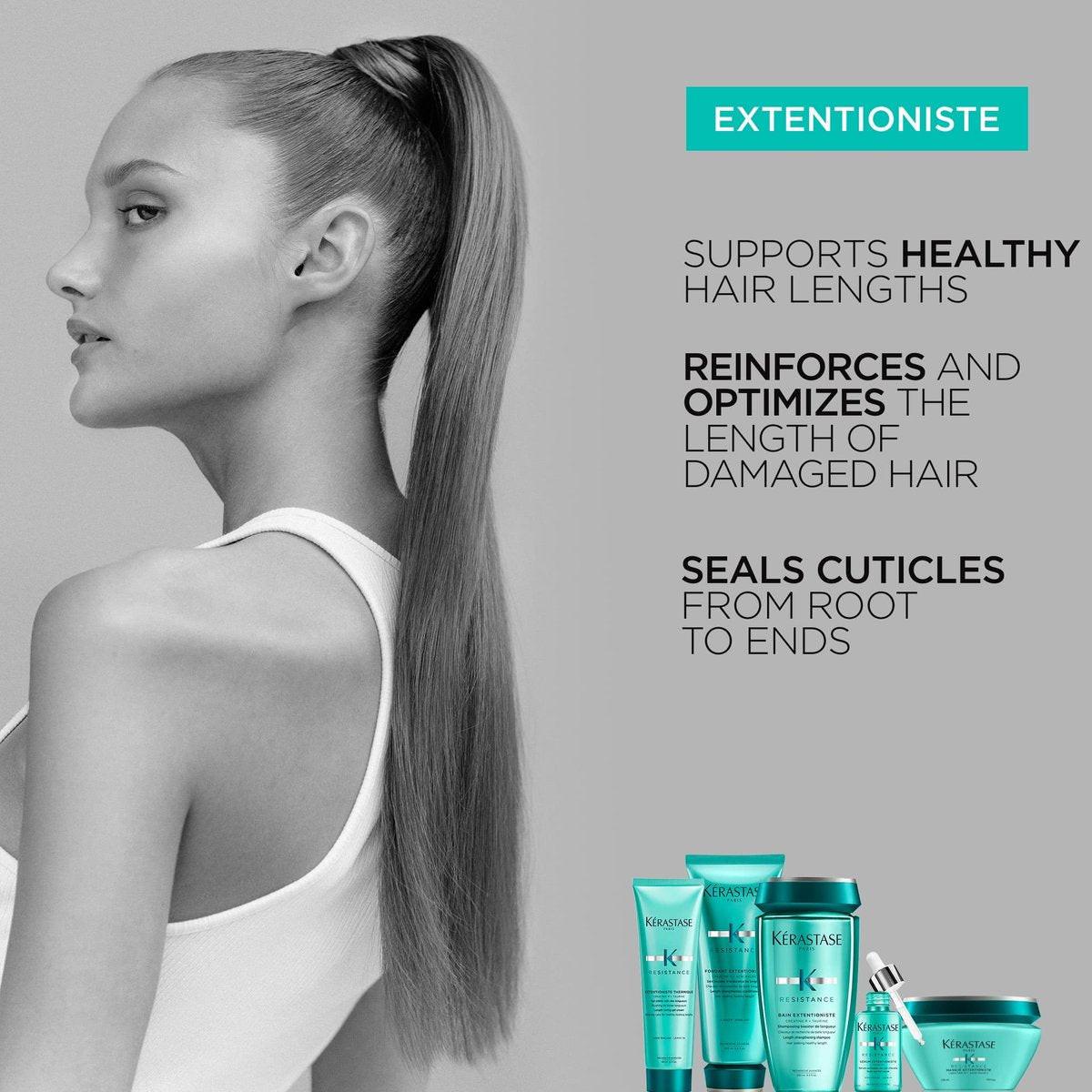 KERASTASE Resistance Extentioniste Thermique – Hitzeschutz-Creme für langes, starkes Haar, versiegelt Spliss