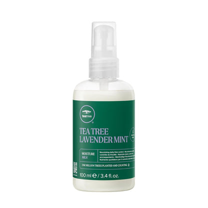 Tea Tree Lavender Mint Moisture Milk, Leave-In Conditioner für grobes, lockiges und trockenes Haar, 100 ml
