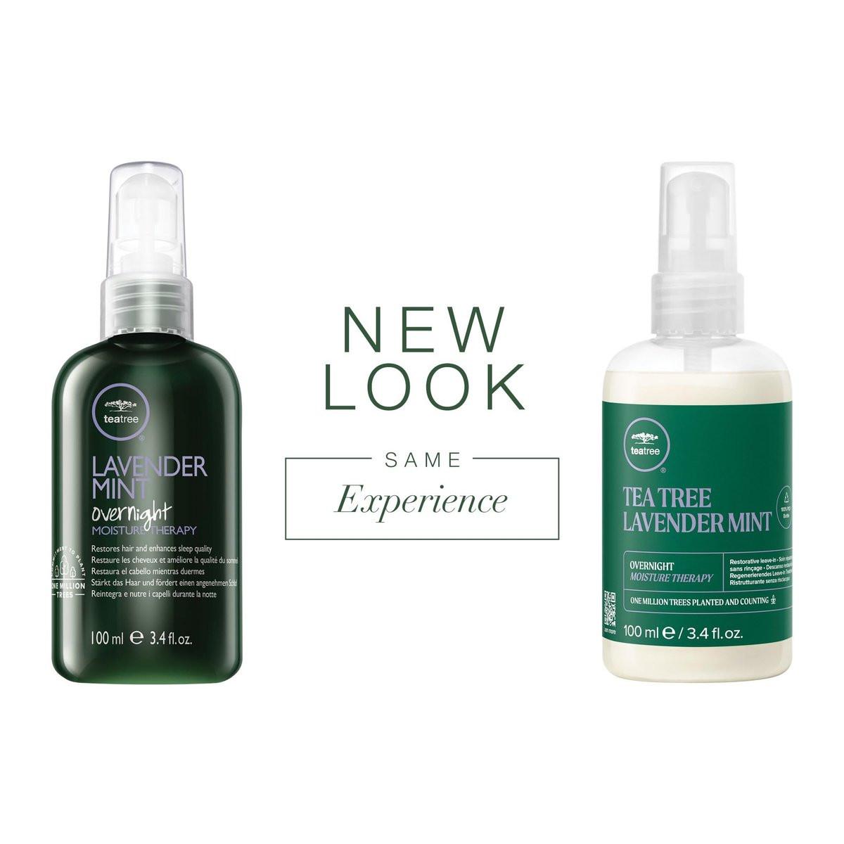 Tea Tree Lavender Mint Overnight Moisture Therapy – Leave-In Behandlung für grobes, lockiges und trockenes Haar – 100 ml