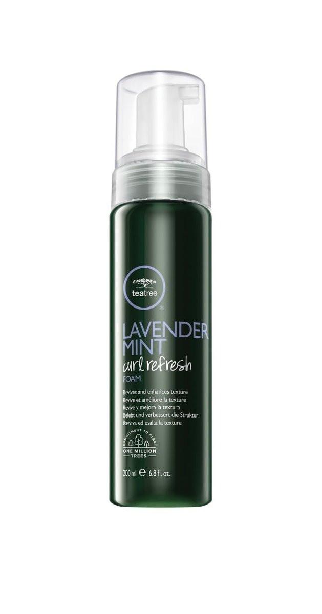 Tea Tree Lavender Mint Curl Refresh Foam - Haarmousse für grobes, lockiges & trockenes Haar, 200 ml