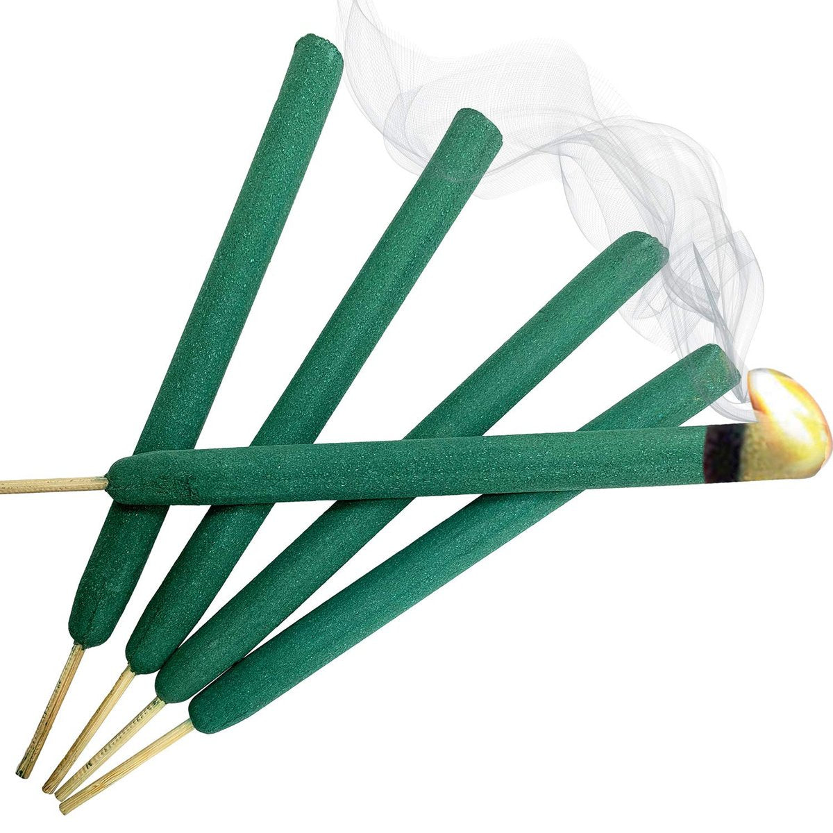 W4W Mückenschutz-Sticks Extra-Dick – Außenbereich bis zu 3-4 Meter Reichweite – Jeder Stick brennt stundenlang – (3er-Pack mit 15 Sticks)