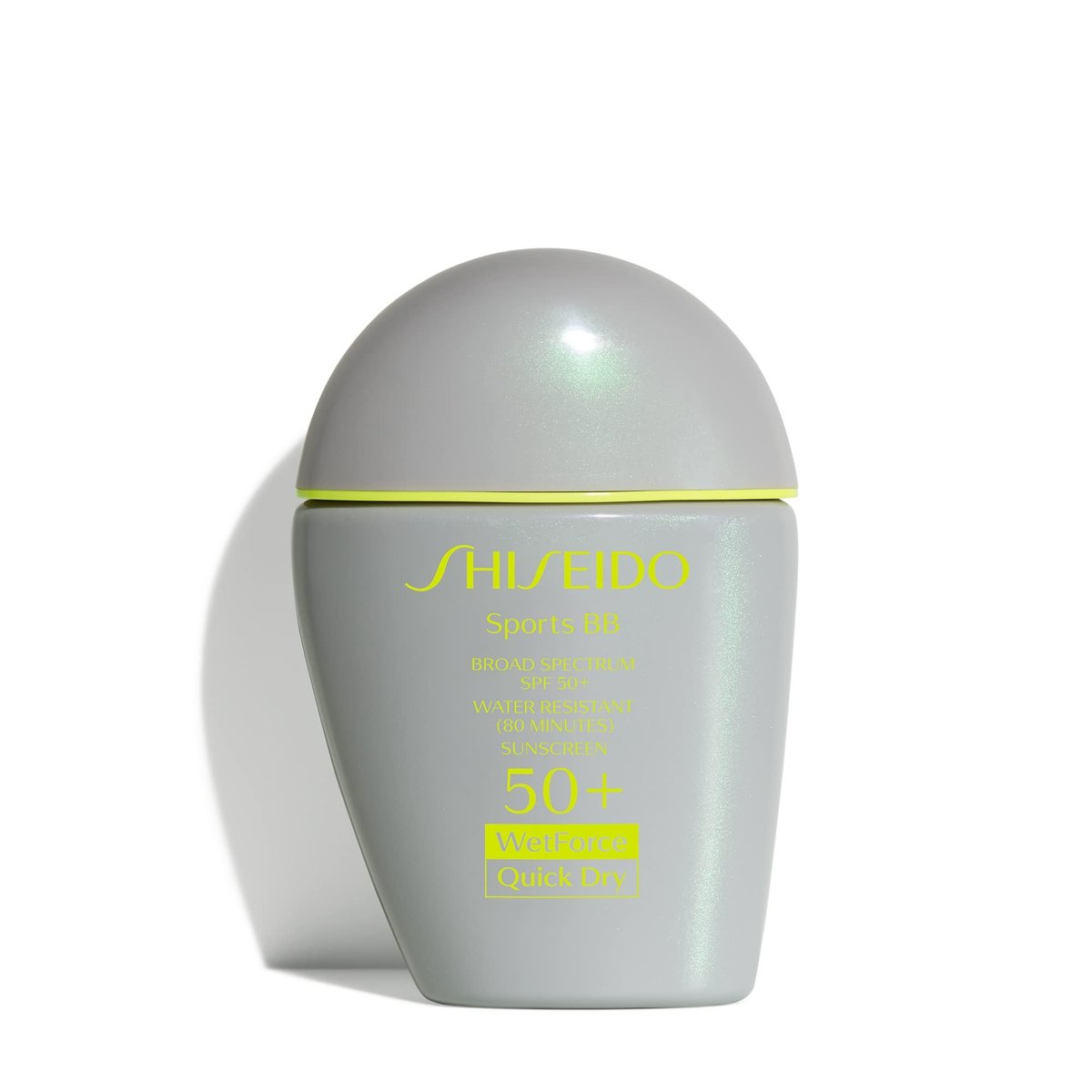 Shiseido Sports BB Cream SPF 50+ Sonnenschutz, Dunkel - 30 ml - Schnell trocknende, nicht klebende Formel für natürlichen, ganztägigen Teint - Schweiß-, Wasser- und Transferresistent - Nicht komedogen