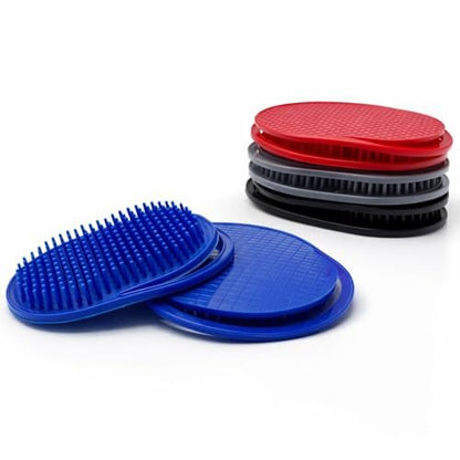 GENTS Palm Hair Bürsten – Farbenfrohe tragbare Styling-Kämme für alle Haartypen, ergonomischer Griff für einfache Handhabung, Set mit 8 Stück – Hergestellt in USA