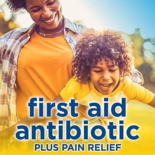 Maximale Stärke Erste-Hilfe Triple-Antibiotikum-Salbe mit Schmerzlinderung für kleine Schnitte, Schrammen und Verbrennungen, 85 g