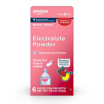 Elektrolyt-Pulver-Päckchen Erdbeer-Zitronen-Limo, 6er-Pack (1 Packung)