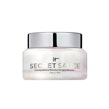 IT Cosmetics Secret Sauce Anti-Aging Feuchtigkeitscreme - Hydratisierende & aufpolsternde Gesichtscreme für feine Linien, Fältchen & dunkle Flecken - Vegan - Tages- oder Nachtpflege - 59 ml