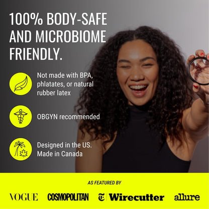 Flex Menstrual Discs | Wiederverwendbare Periodenscheiben | Reduziert Krämpfe & Trockenheit | Anfängerfreundliche Tampon-Alternative | Kapazität von 5 Super-Tampons | Hergestellt in Kanada | 12 Stück