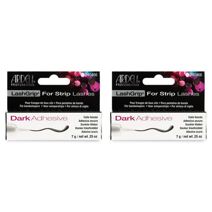 Ardell Lashgrip Wimpernkleber für Streifenwimpern – Dunkel, wasserfest, langanhaltend, 0,25 oz, 2er-Pack