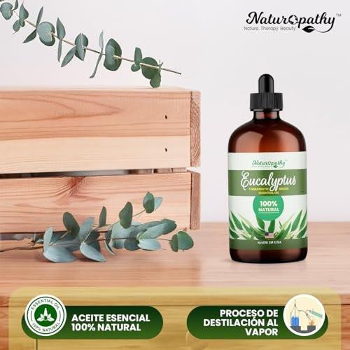 Naturopathy Eukalyptus Ätherisches Öl, Therapeutische Qualität, Perfekt für Aromatherapie (118 ml)