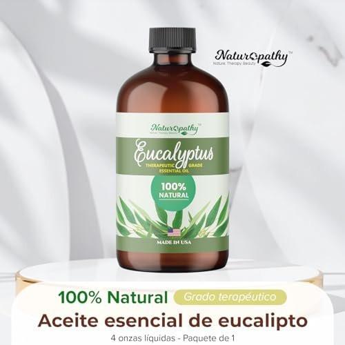 Naturopathy Eukalyptus Ätherisches Öl, Therapeutische Qualität, Perfekt für Aromatherapie (118 ml)