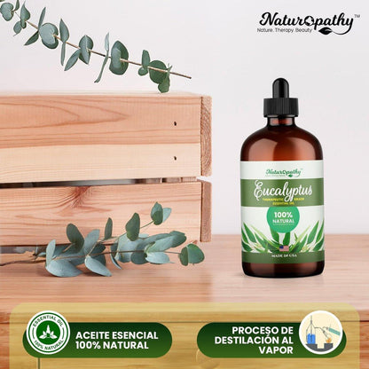 Naturopathy Eukalyptus Ätherisches Öl, Therapeutische Qualität, Perfekt für Aromatherapie (118 ml)