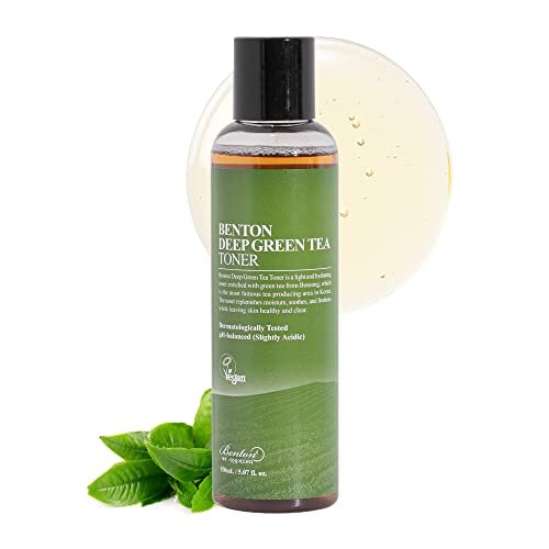 BENTON Green Tea Toner – Beruhigendes Gesichtswasser mit Grüntee-Extrakt, 150 ml