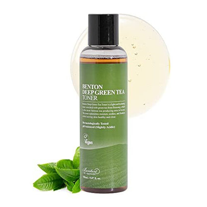 BENTON Green Tea Toner – Beruhigendes Gesichtswasser mit Grüntee-Extrakt, 150 ml