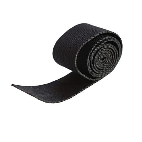 BTWTRY 8er-Pack elastische Bänder für Perücken, Spitzenfronten und Lace Closures – 2,5 cm Breite, Schwarz