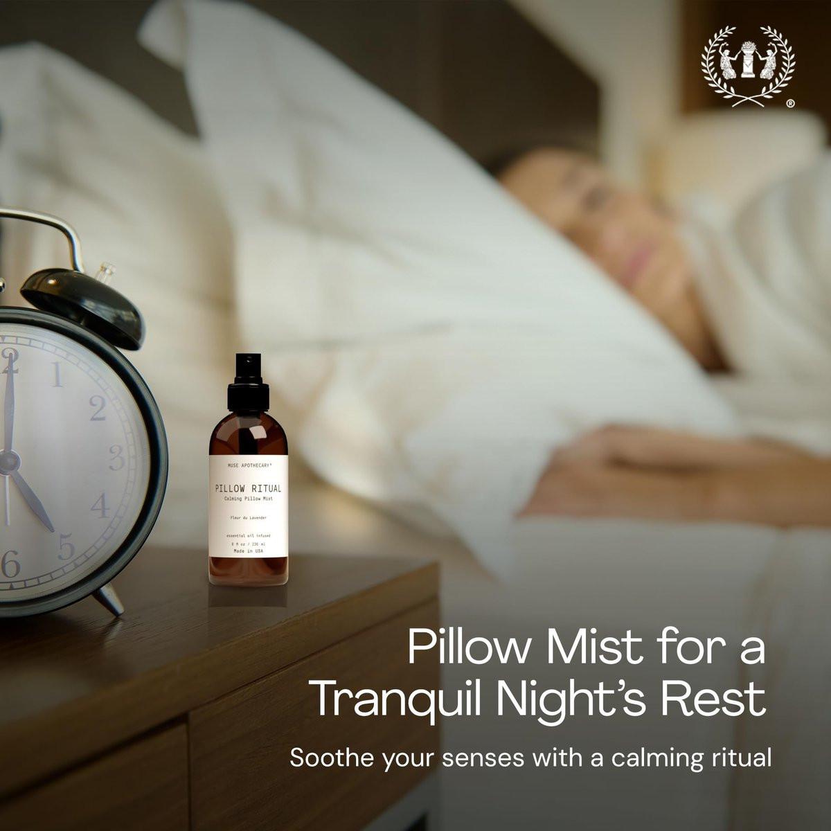 Muse Apothecary Pillow Ritual – Beruhigendes Kissen- und Raumspray mit Lavendel, 240 ml