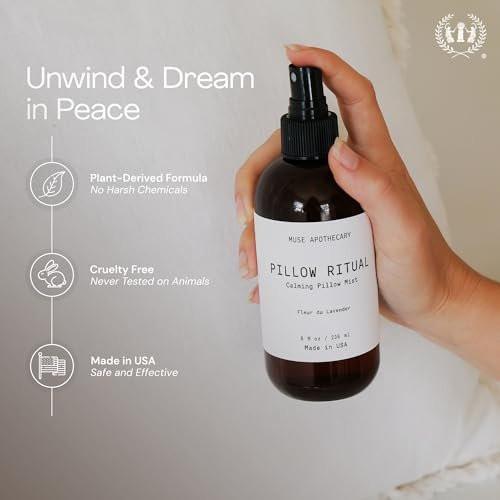 Muse Apothecary Pillow Ritual – Beruhigendes Kissen- und Raumspray mit Lavendel, 240 ml