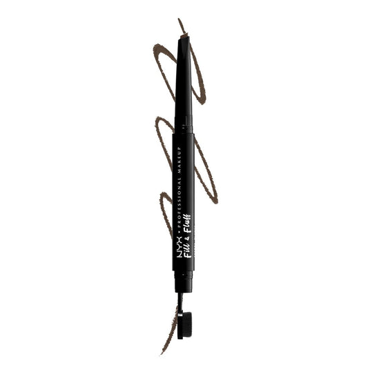 NYX PROFESSIONAL MAKEUP Fill & Fluff Augenbrauen Pomade Stift, Aschbraun
