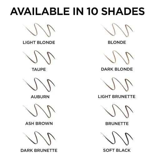 L'Oréal Paris Brow Stylist Definer wasserfester Augenbrauenstift, ultrafeiner mechanischer Stift, Blond, 0,003 Unzen (2er-Pack)