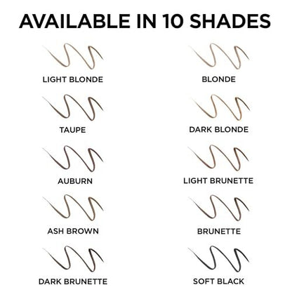 L'Oréal Paris Brow Stylist Definer wasserfester Augenbrauenstift, ultrafeiner mechanischer Stift, Blond, 0,003 Unzen (2er-Pack)