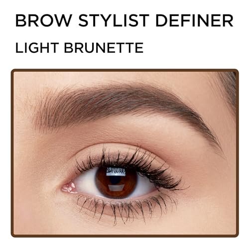 L'Oréal Paris Brow Stylist Definer wasserfester Augenbrauenstift, ultrafeiner mechanischer Stift, Blond, 0,003 Unzen (2er-Pack)