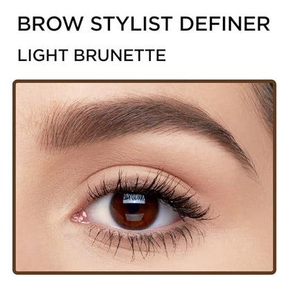 L'Oréal Paris Brow Stylist Definer wasserfester Augenbrauenstift, ultrafeiner mechanischer Stift, Blond, 0,003 Unzen (2er-Pack)