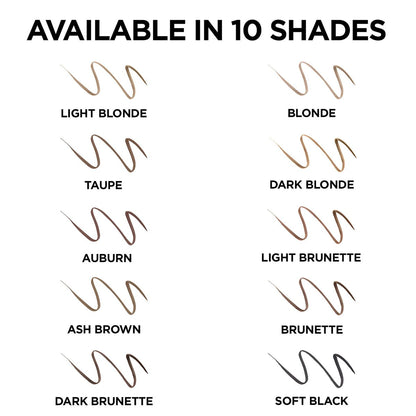 L'Oréal Paris Brow Stylist Definer wasserfester Augenbrauenstift, ultrafeiner mechanischer Stift, Blond, 0,003 Unzen (2er-Pack)
