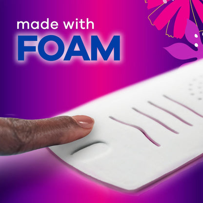 Always Radiant Flexfoam Damenbinden für Frauen, Größe 5, Extra Stark für die Nacht, mit Flügeln, beduftet, 18 Stück