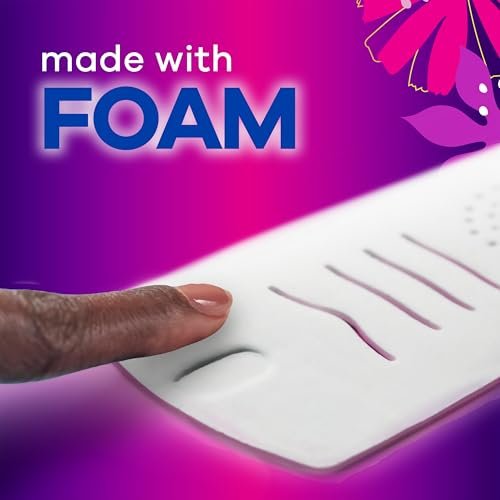 Always Radiant Flexfoam Damenbinden für Frauen, Größe 5, Extra Stark für die Nacht, mit Flügeln, beduftet, 18 Stück