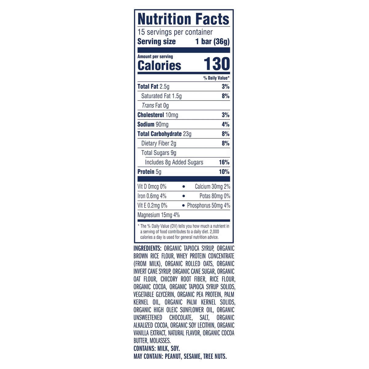 Zbar Protein - Chocolate Chip - Knusprige Snackriegel - Hergestellt mit Bio-Hafer - Nicht-GMO - 5g Protein - Glutenfreie Proteinriegel (15er Pack)