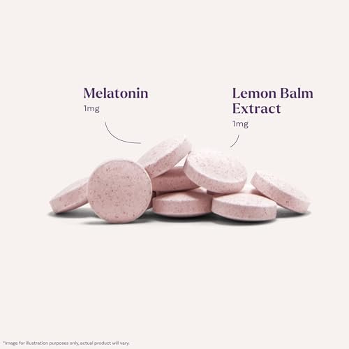 Natrol Kids Fast Dissolve Melatonin 1 mg – Erdbeer-Geschmack, 40 Tabletten für erholsamen Schlaf