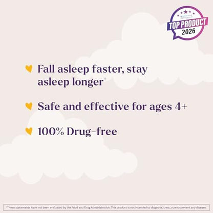 Natrol Kids Fast Dissolve Melatonin 1 mg – Erdbeer-Geschmack, 40 Tabletten für erholsamen Schlaf