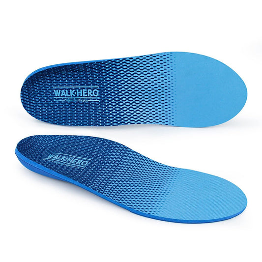Plantarfasziitis Einlagen Fußgewölbe Unterstützung Orthesen Einlegesohlen für Flache Füße, Hohes Fußgewölbe (Herren 13-13 1/2) - WALK·HERO COMFORT AND SUPPORT