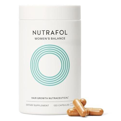 Nutrafol Women's Balance Haarwachstumspräparate für Frauen ab 45 – klinisch getestet für sichtbar dichteres Haar und mehr Kopfhautbedeckung – dermatologisch empfohlen – 1 Monatsvorrat