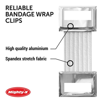 Elastische Binden Clips - 30 Stück - Bindenhalteclips aus Aluminium