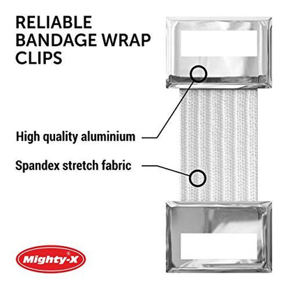 Elastische Binden Clips - 30 Stück - Bindenhalteclips aus Aluminium