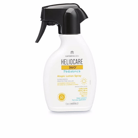 Heliocare 360° Pediatrics Atopic Lotion Spray SPF 50 – Sonnenschutz-Lotionspray für Kinder, 250 ml