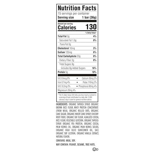 Zbar Protein Riegel – Schokoladen-Minz-Geschmack, knusprige Snack-Riegel mit Bio-Hafer, Non-GMO, 5g Protein, glutenfrei (15er Pack)