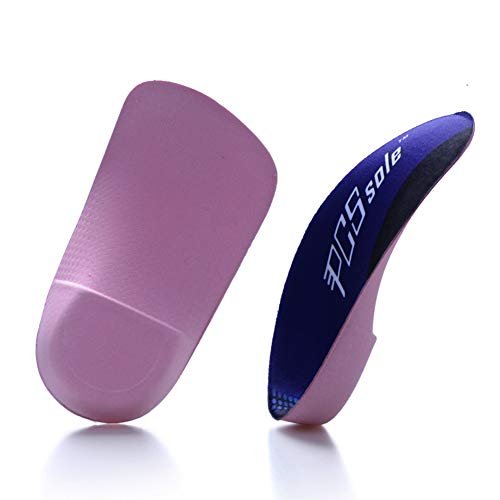 PCSsole 3/4 Orthopädische Einlegesohlen mit hohem Fußgewölbe – Unterstützung bei Plantarfasziitis, Plattfüßen und Überpronation – Schmerzlinderung bei Fersensporn (XL: Herren 9-11 / Damen 10-12)